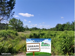 terrain a batir à la vente -   40200  PONTENX LES FORGES, surface 810 m2 vente terrain a batir - UBI478815869